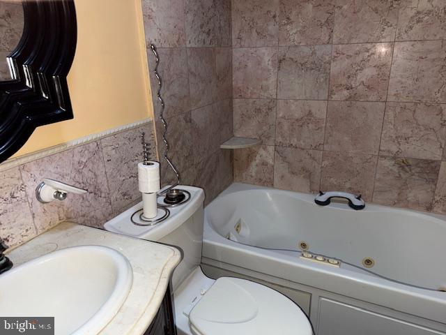 337 Copley Road Upper Darby, PA 19082 - Photo 12 of 13 Elegant bathroom with marble accents.