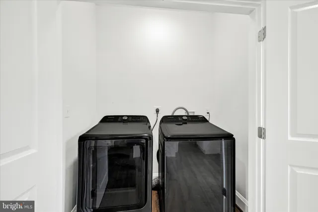 a close view of utility room