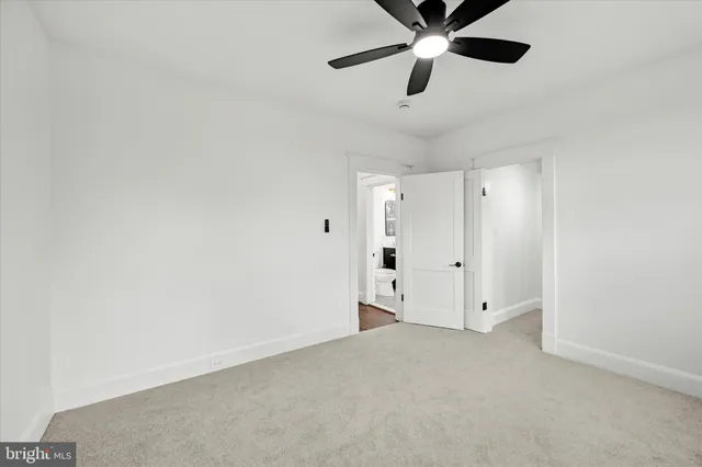 a view of an empty room