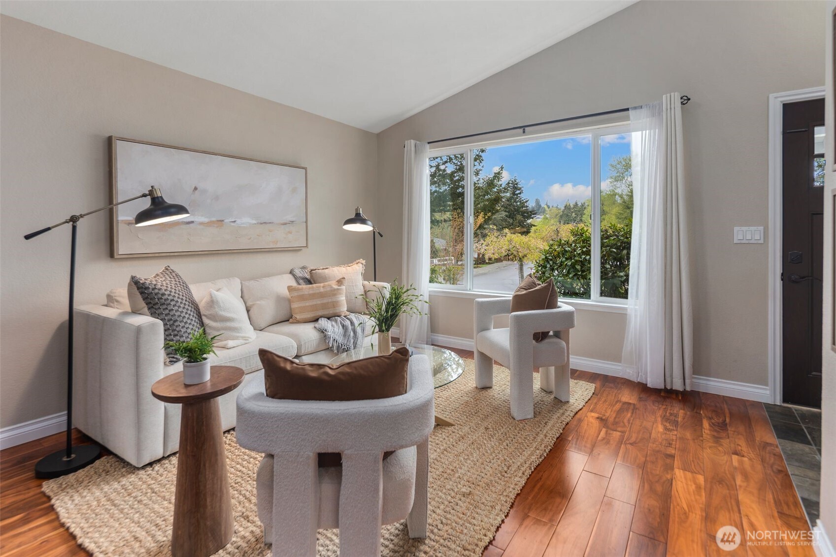 22707 14th Place West Bothell, WA 98021 - Photo 5 of 39 a living room with furniture and a large window