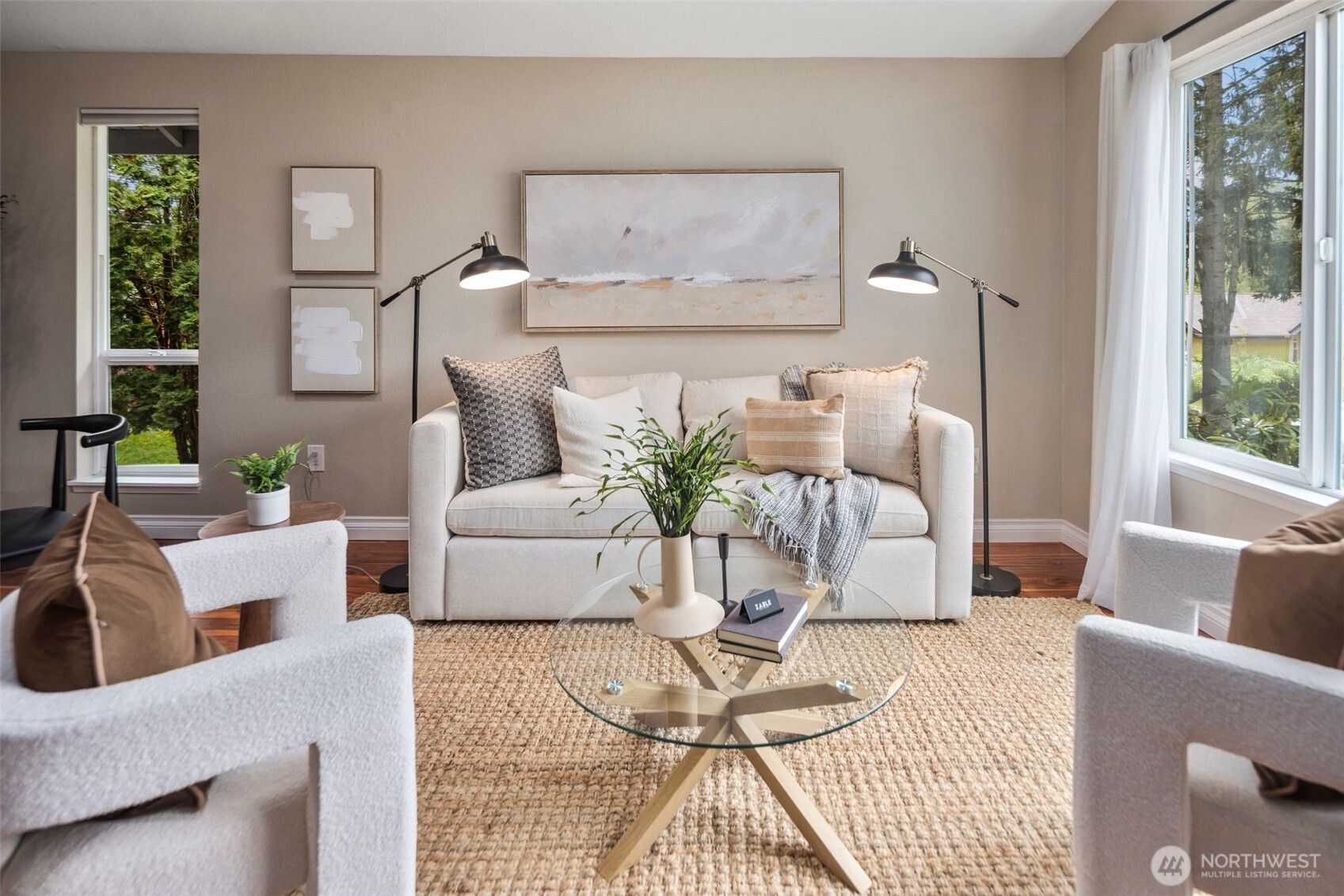 22707 14th Place West Bothell, WA 98021 - Photo 6 of 39 a living room with furniture and a large window