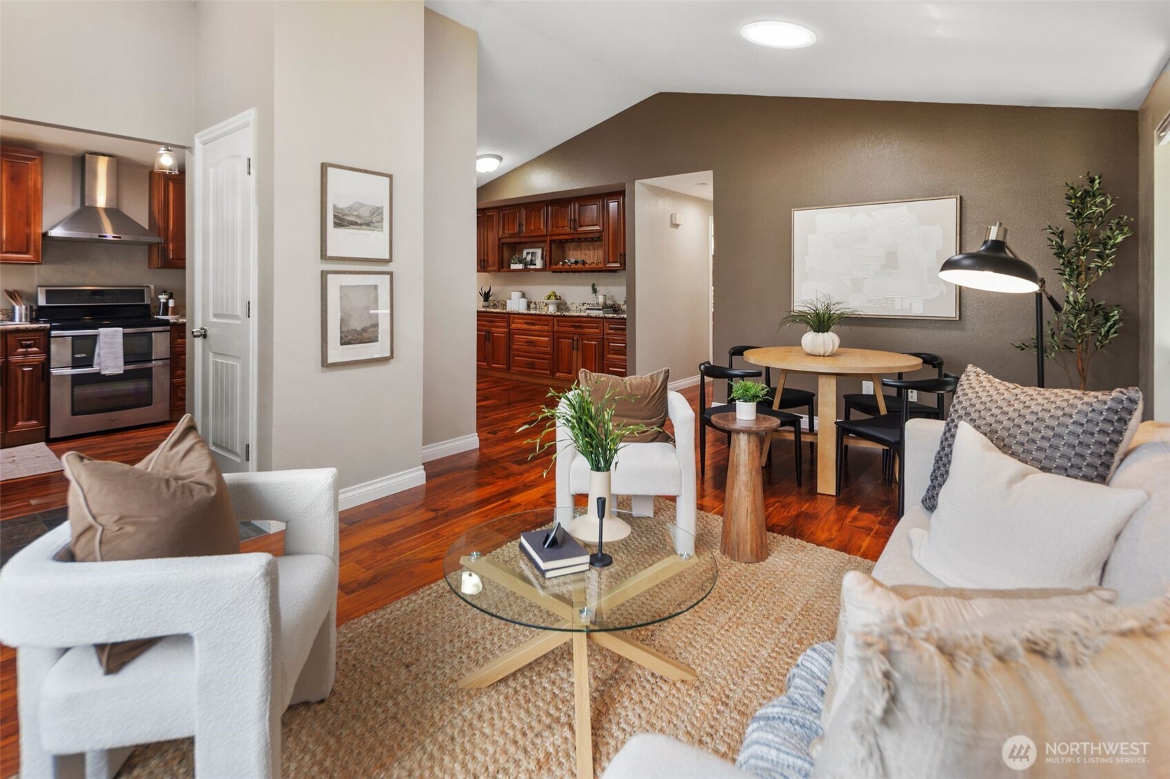22707 14th Place West Bothell, WA 98021 - Photo 7 of 39 a dining room with furniture and wooden floor
