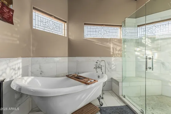 a bathroom with a sink and a shower