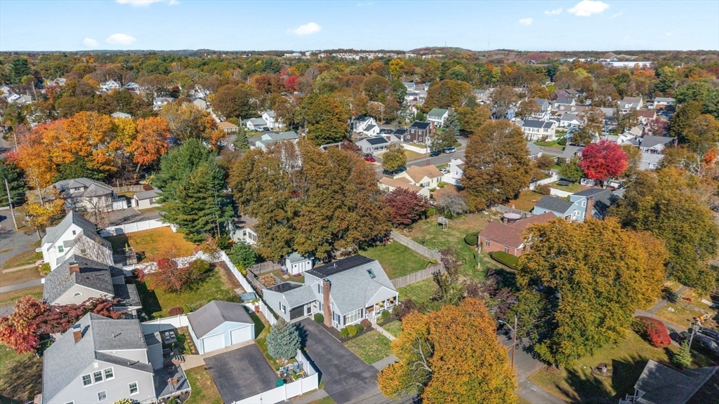 33 Ritchie Road Lynn, MA 01904 - Photo 37 of 39 an aerial view of residential houses with outdoor space and trees