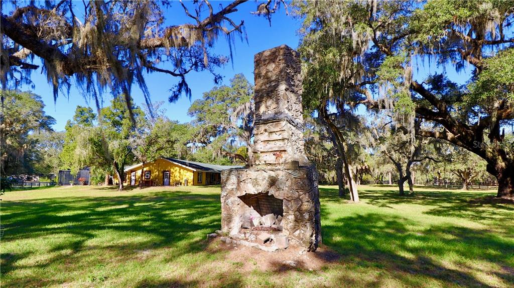 4873 Old Ranch Road Sarasota, FL 34241 - Photo 28 of 49 This chimney is all that is left of the original homestead of the Vanderipe Ranch, which later became Myakka Valley Ranches.
