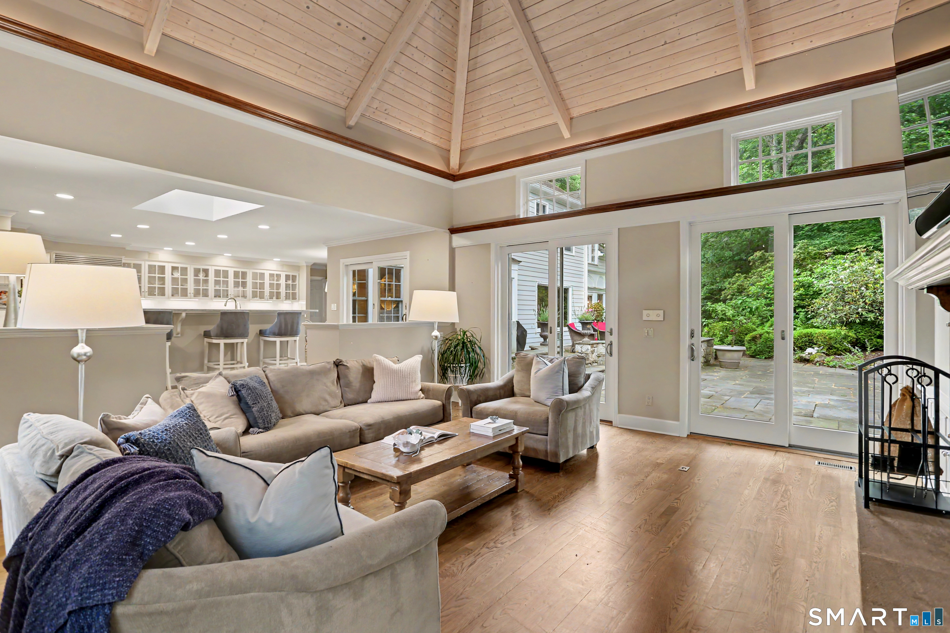 108 Logan Road New Canaan, CT 06840 - Photo 13 of 40 a living room with furniture and a large window