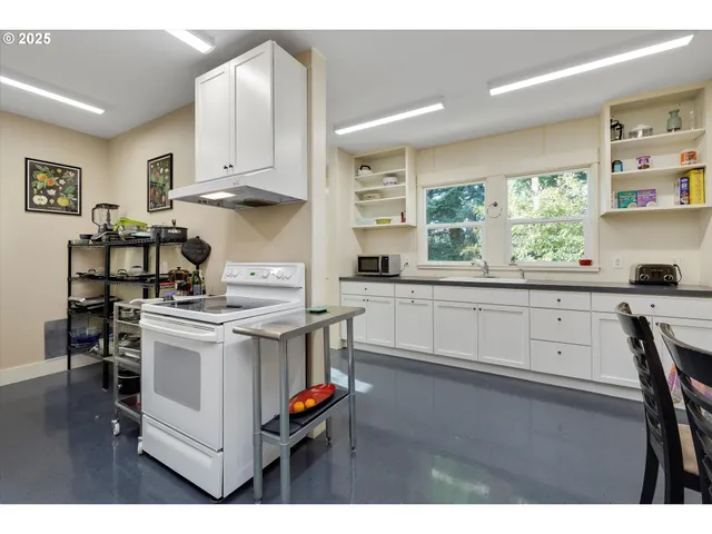 a bedroom with furniture and a potted plant