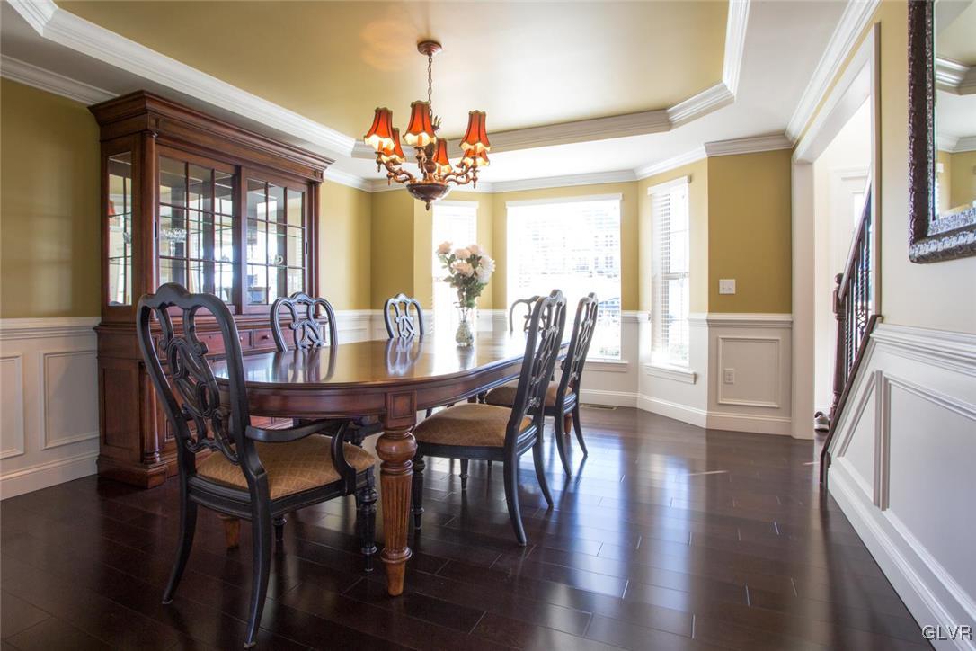 128 Fox Ridge Nazareth, PA 18064 - Photo 8 of 39 a view of a dining room with furniture window and wooden floor