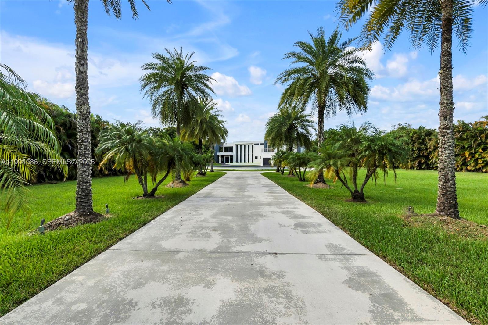 13441 Mustang Trail Southwest Ranches, FL 33330 - Photo 7 of 67 Entrance from main gate surrounded by palm trees