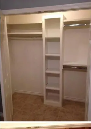 a view of closet area