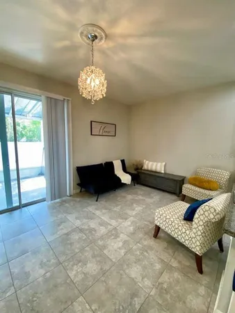 a view of livingroom with furniture