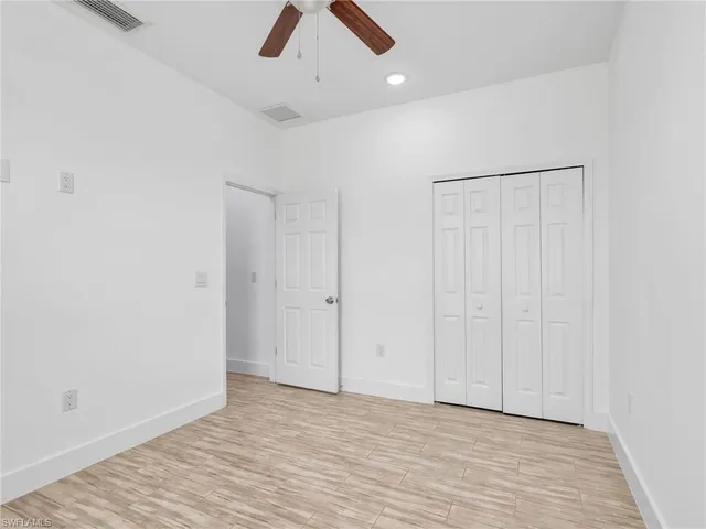 a view of an empty room