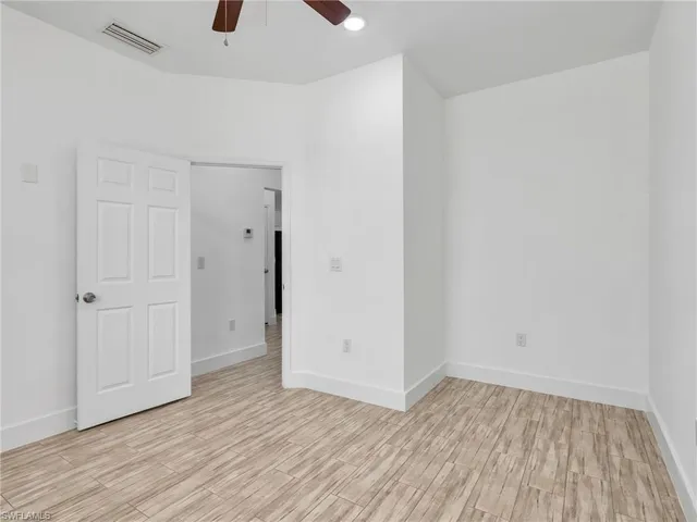 wooden floor in an empty room