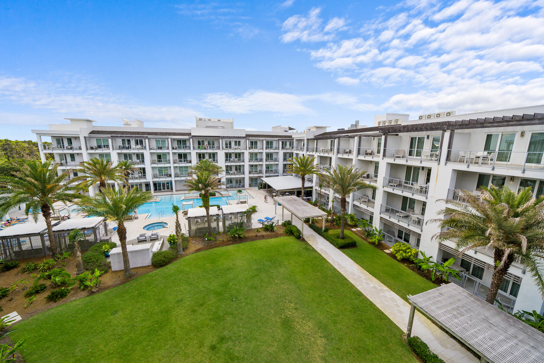 10941 East County Highway 30A, Unit 345 Inlet Beach, FL 32461 - Photo 15 of 45 Balcony view of pool