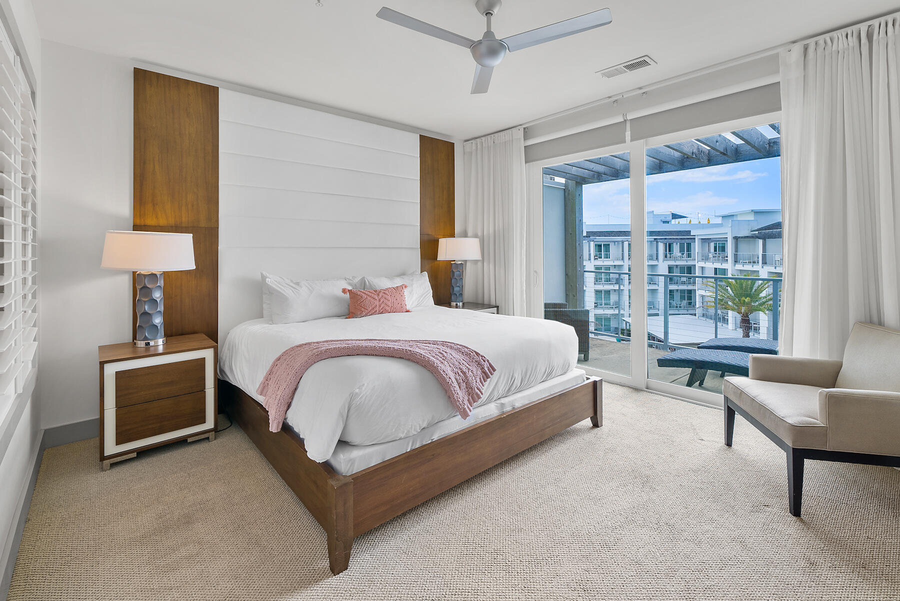 10941 East County Highway 30A, Unit 345 Inlet Beach, FL 32461 - Photo 17 of 45 Primary bedroom king size bed