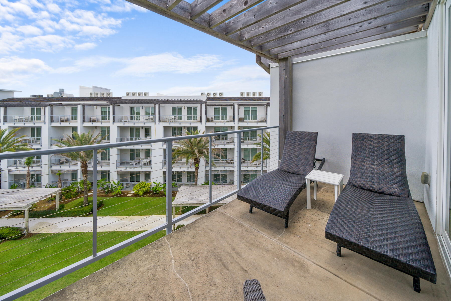 10941 East County Highway 30A, Unit 345 Inlet Beach, FL 32461 - Photo 19 of 45 Private balcony primary bedroom
