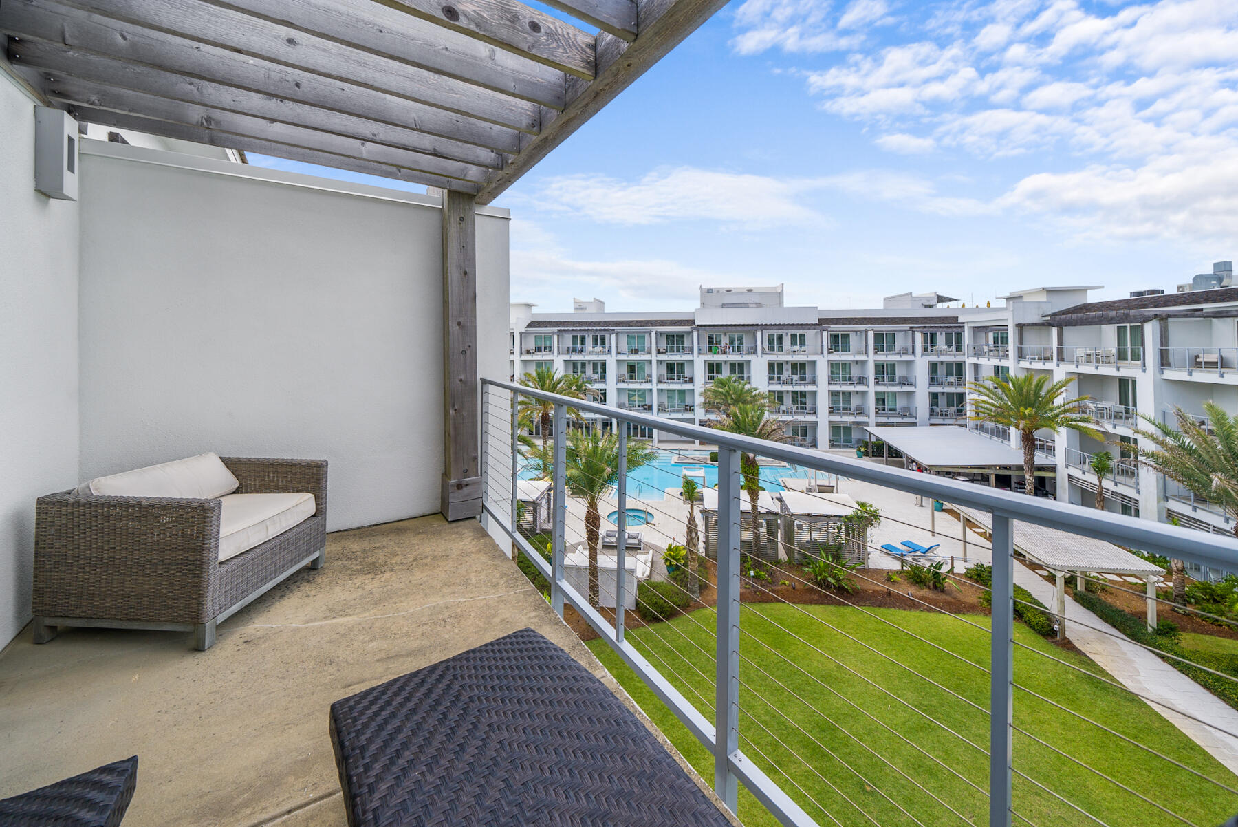 10941 East County Highway 30A, Unit 345 Inlet Beach, FL 32461 - Photo 20 of 45 Private balcony views