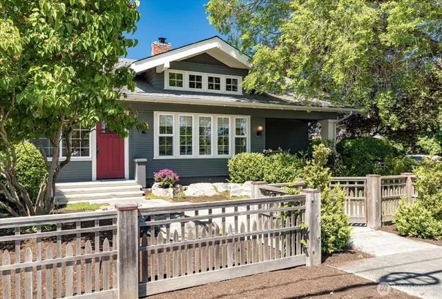a view of a street with a trees