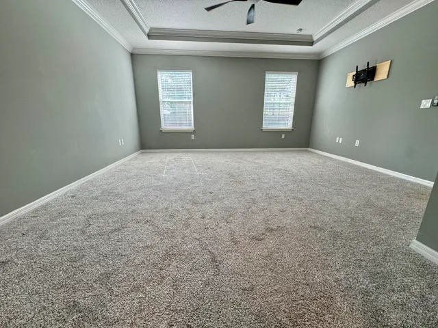 a view of empty room and window