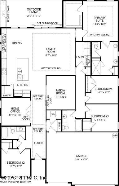 1028 Creighton Road Fleming Island, FL 32003 - Photo 27 of 27 Grayton II Floor plan