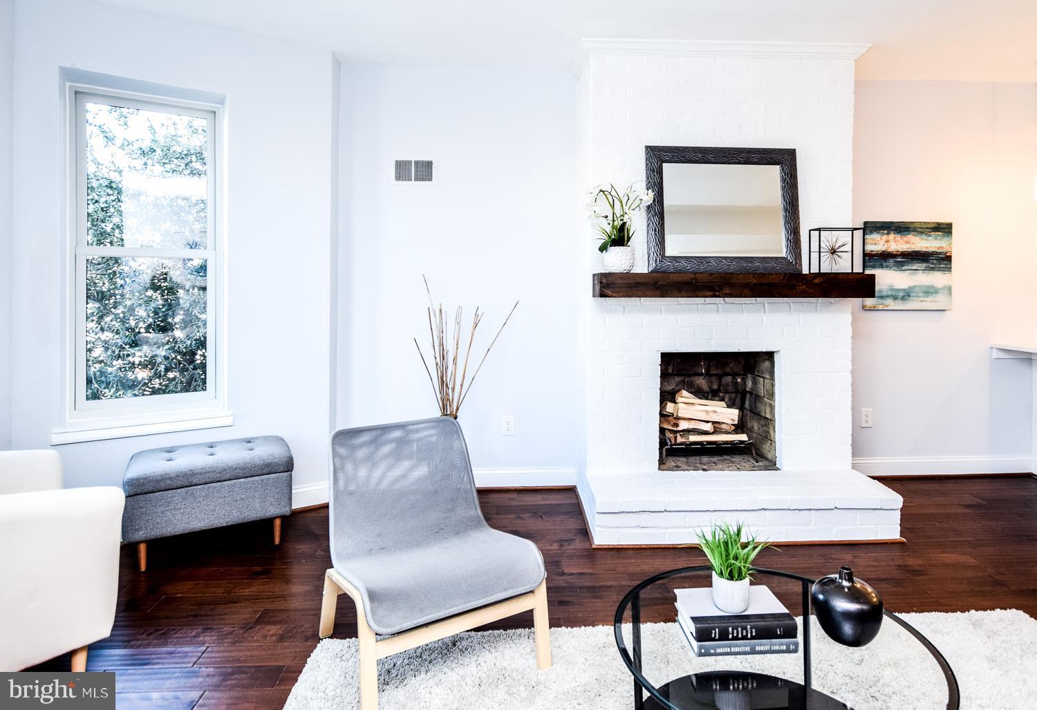1722 U Street Northwest, Unit C Washington, DC 20009 - Photo 9 of 18 Fireplace