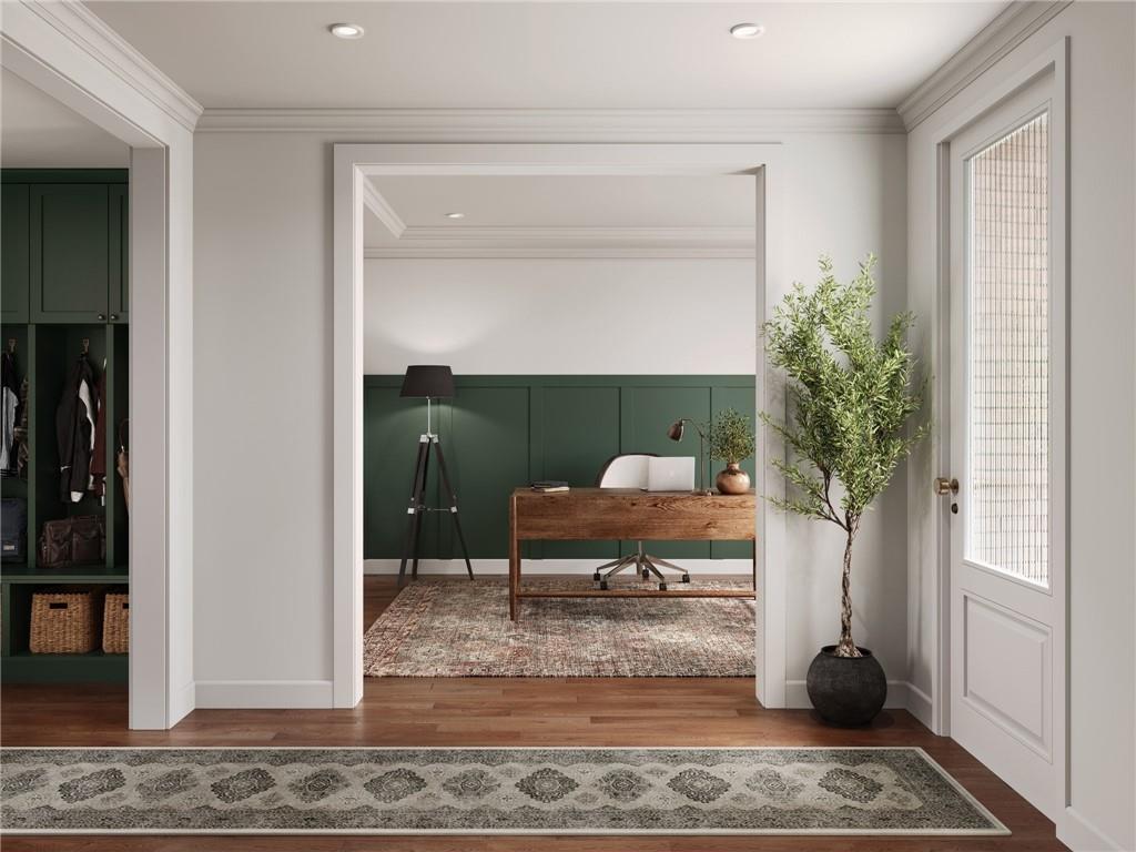 903 Strand Road Cranberry Township, PA 16066 - Photo 11 of 33 a living room with furniture and a potted plant