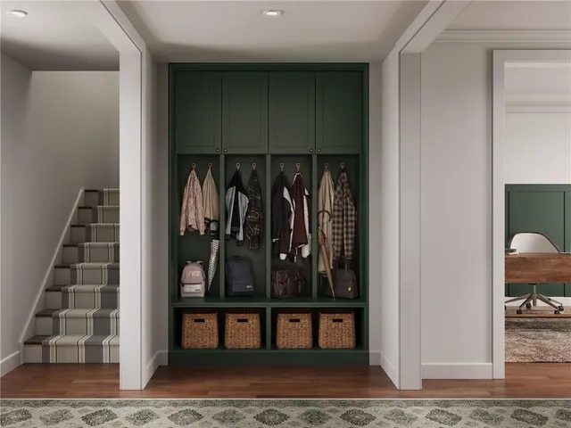 a view of front door and entryway