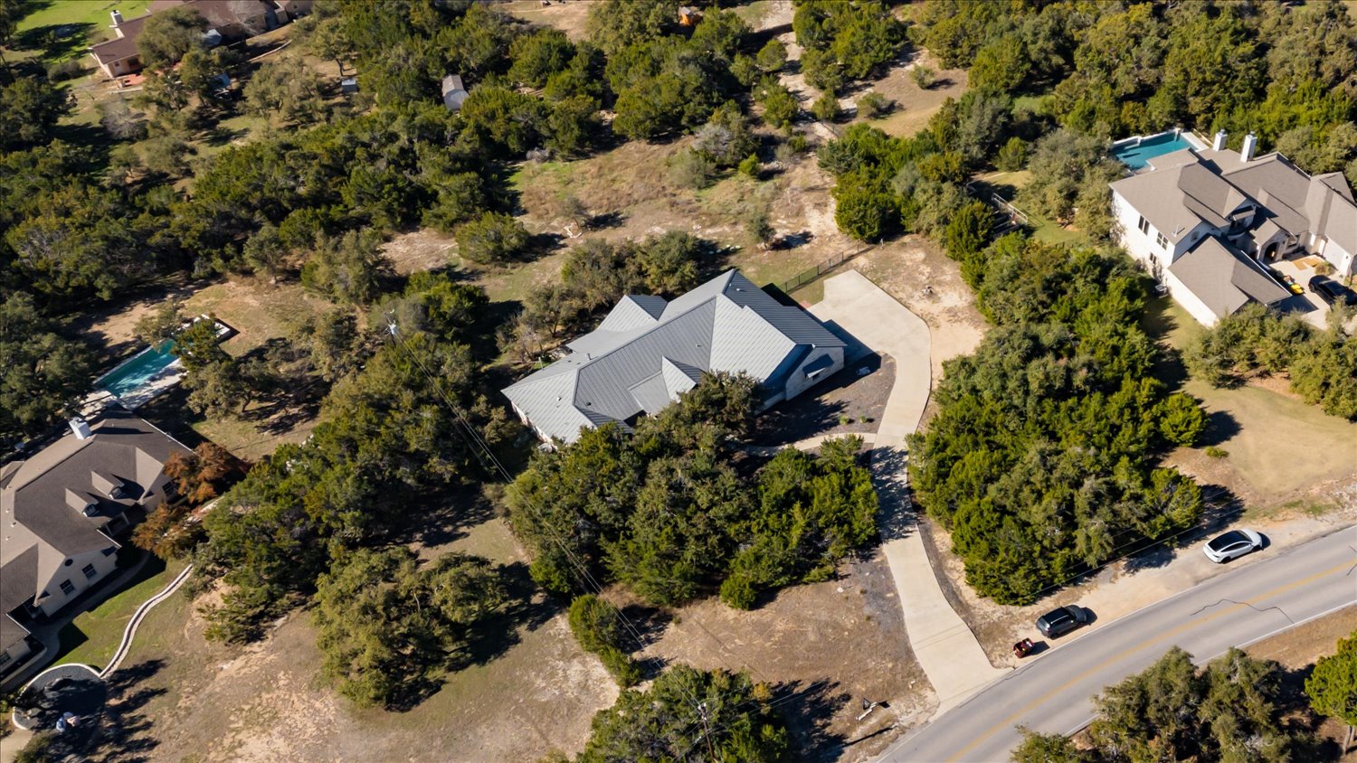 13326 Trautwein Road Austin, TX 78737 - Photo 37 of 38 Birds eye view of property