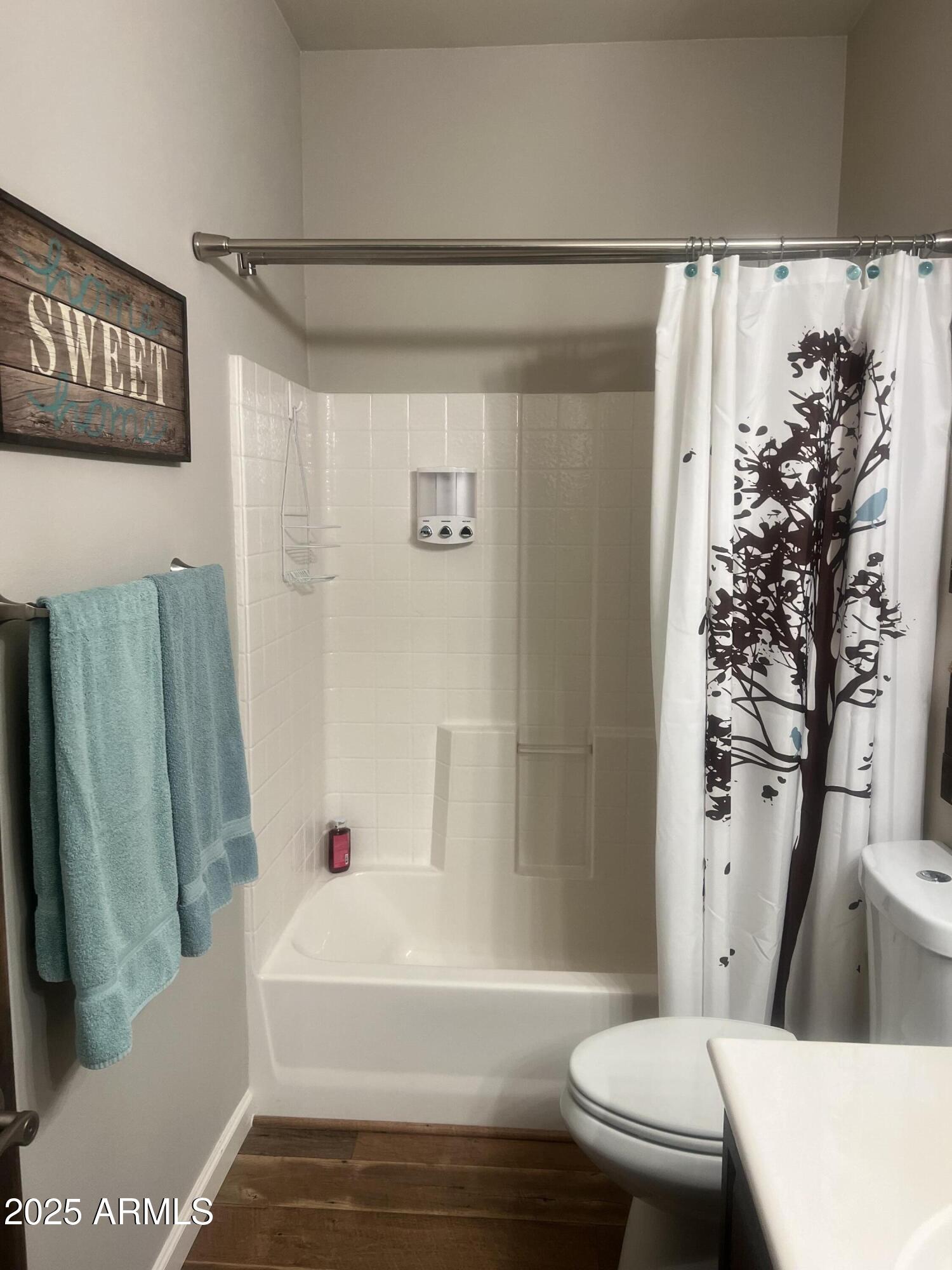 3473 High Country Drive Heber, AZ 85928 - Photo 21 of 38 a bathroom with a toilet and a shower