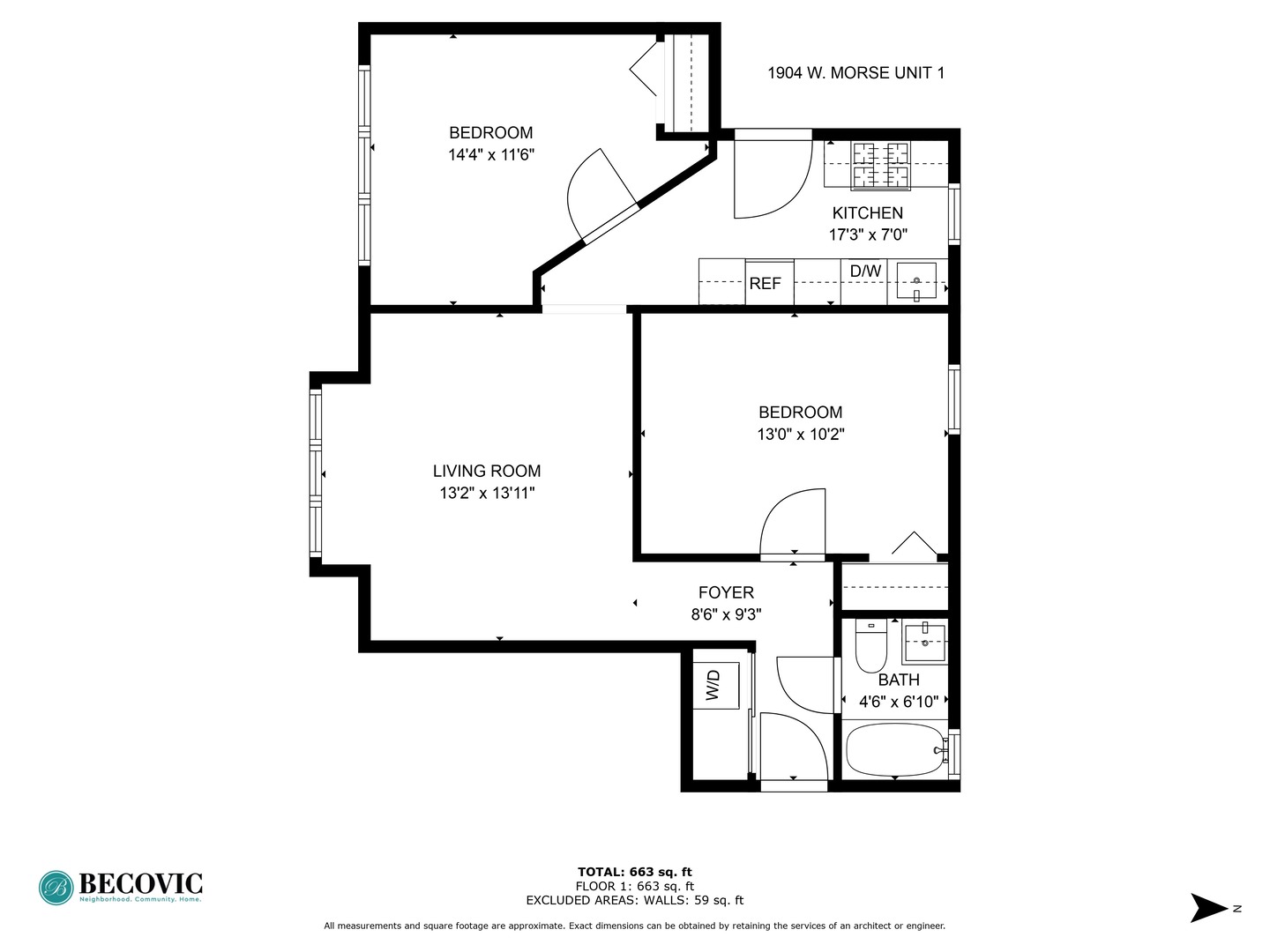1904 West Morse Avenue, Unit 1 Chicago, IL 60626 - Photo 13 of 15 a picture of a wall and white wall