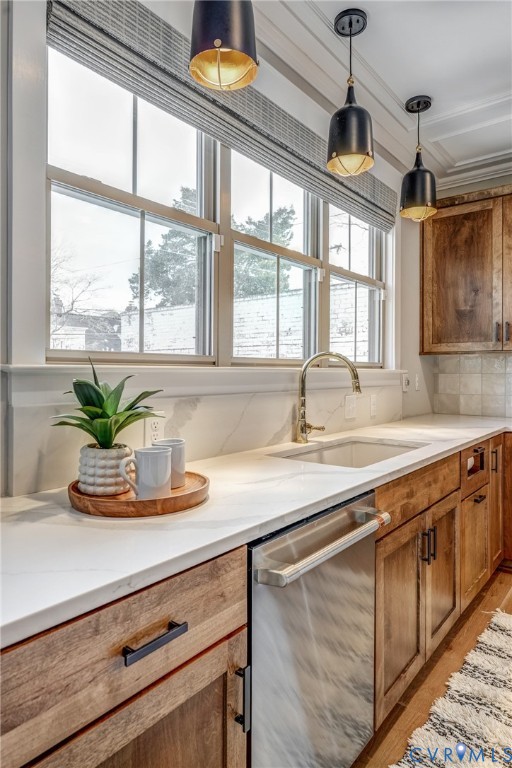 4312 Cary Street Road Richmond, VA 23221 - Photo 21 of 75 a kitchen with a sink a counter and windows