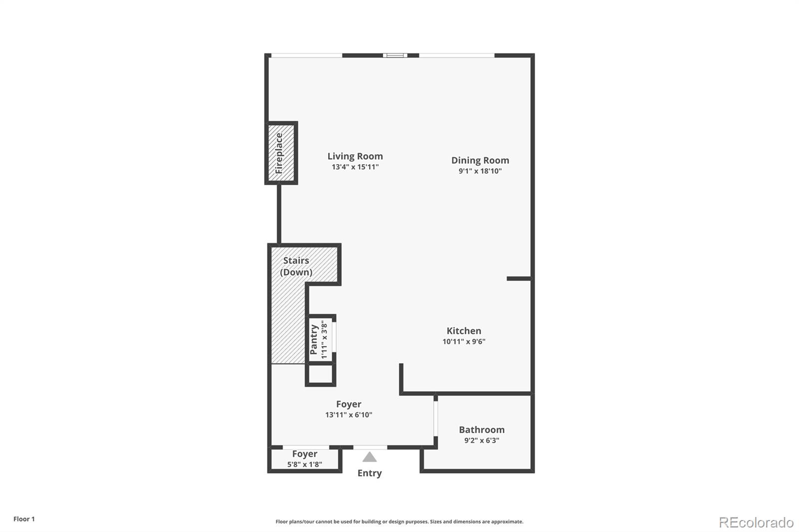 2229 Blake Street, Unit 709 Denver, CO 80205 - Photo 38 of 40 a picture of a floor plan
