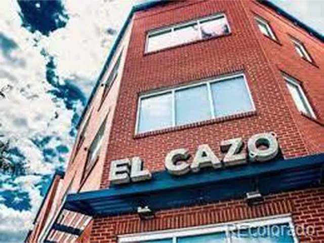 a front view of a building