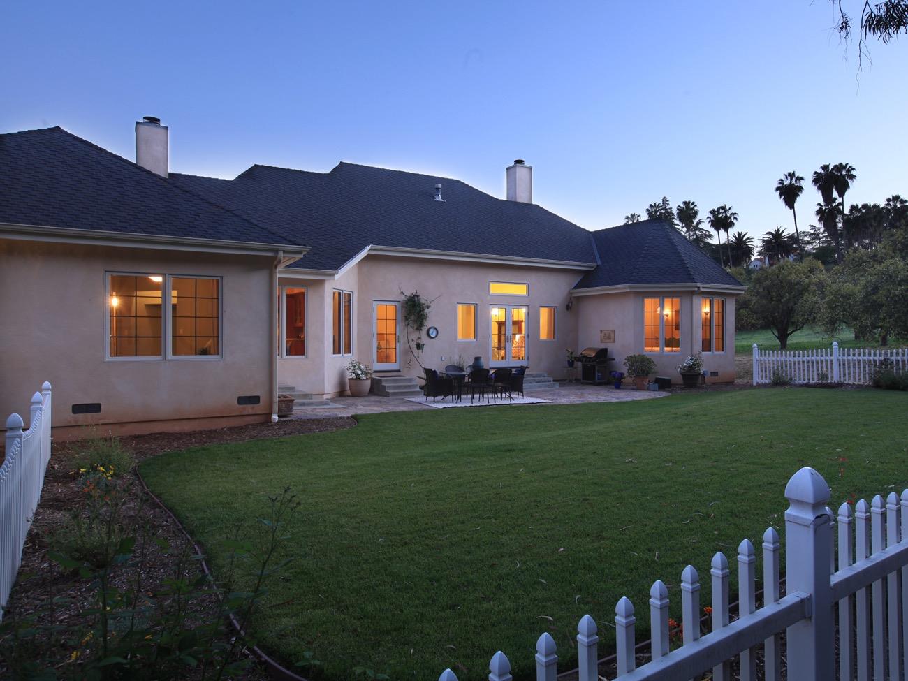 1010 El Toro Road Ojai, CA 93023 - Photo 6 of 49 a front view of a house with a garden