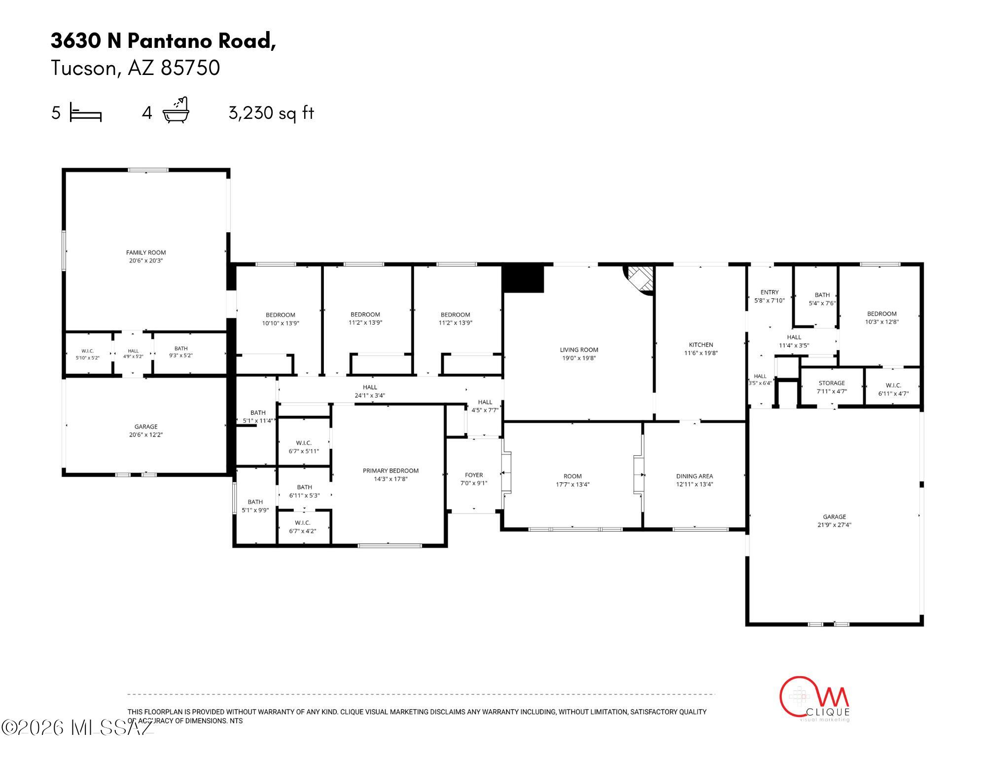 3630 North Pantano Road Tucson, AZ 85750 - Photo 43 of 43 1-3630 N Pantano Road Floor Plan