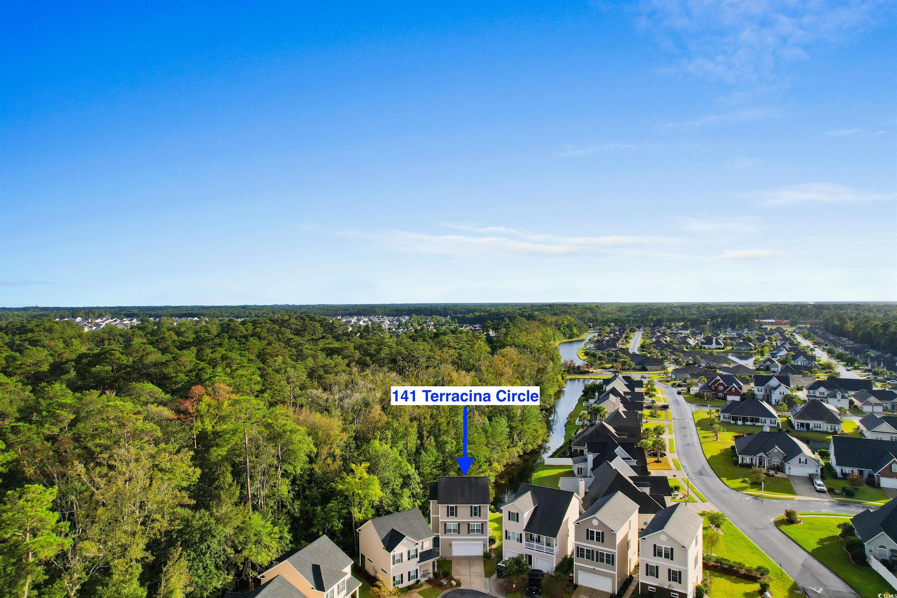 141 Terracina Circle Myrtle Beach, SC 29588 - Photo 34 of 40 Bird's eye view