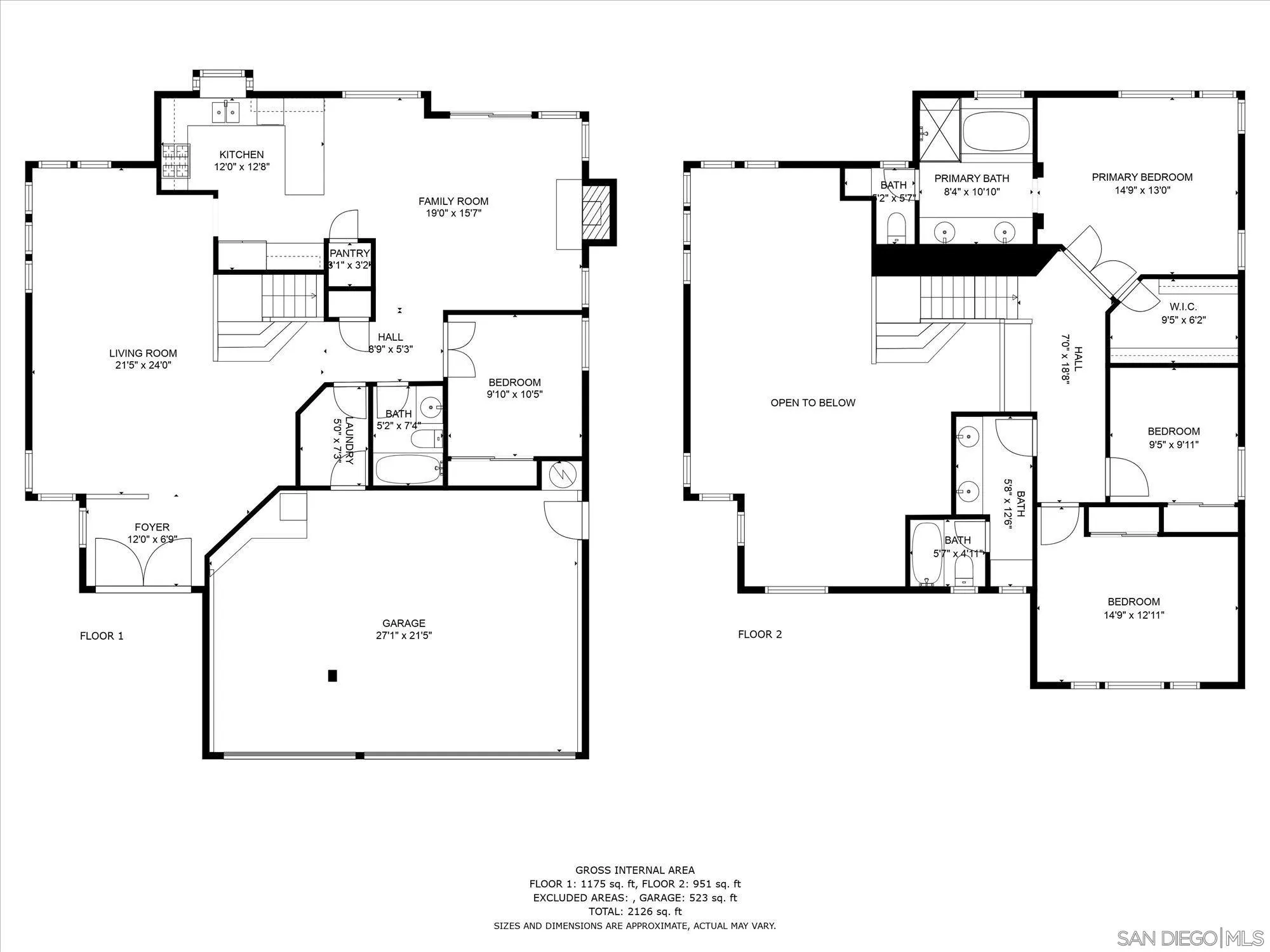 665 Montage Road Oceanside, CA 92057 - Photo 3 of 52 a picture of a floor plan