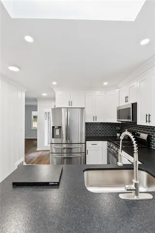 a view of outdoor space and covered with trees