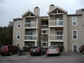 a car parked in front of a building