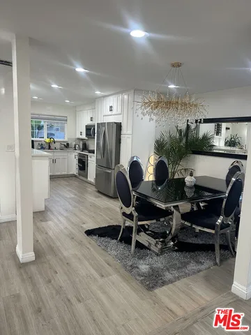 a workspace with furniture