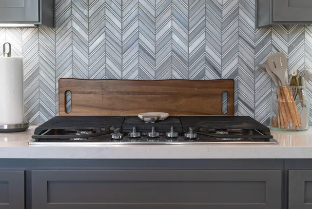 a close view of stove