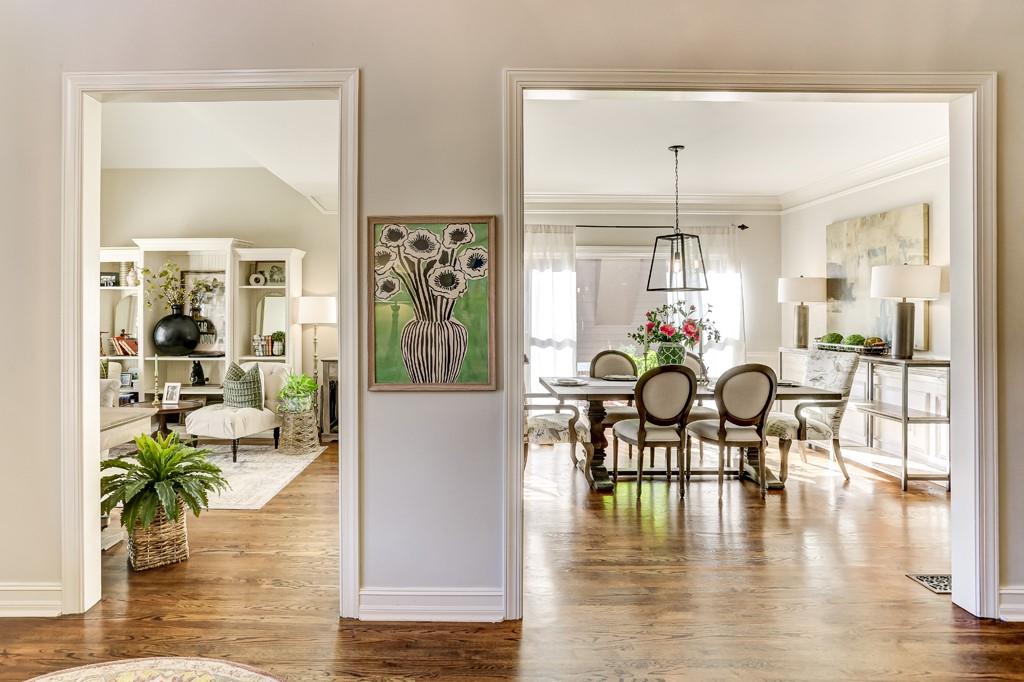 3805 Pennington Road Cumming, GA 30041 - Photo 12 of 63 a view of a dining room with furniture and wooden floor