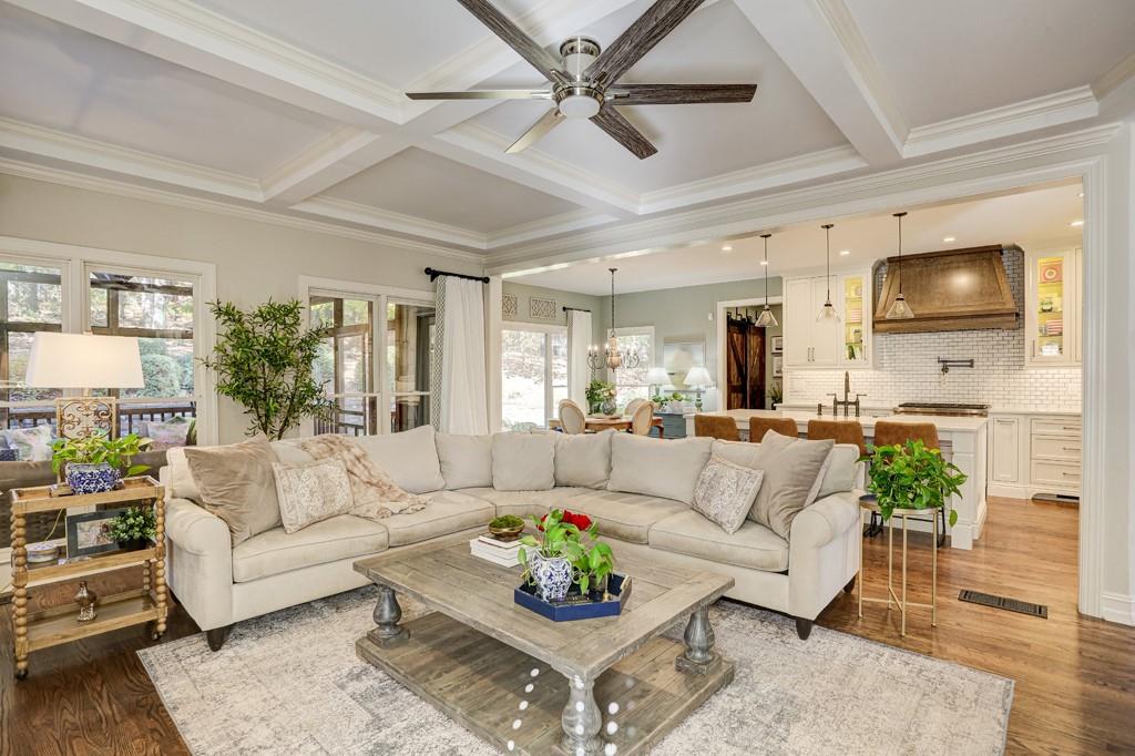 3805 Pennington Road Cumming, GA 30041 - Photo 14 of 63 a living room with furniture and a flat screen tv