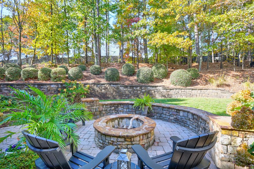 3805 Pennington Road Cumming, GA 30041 - Photo 35 of 63 a view of an outdoor sitting area with furniture