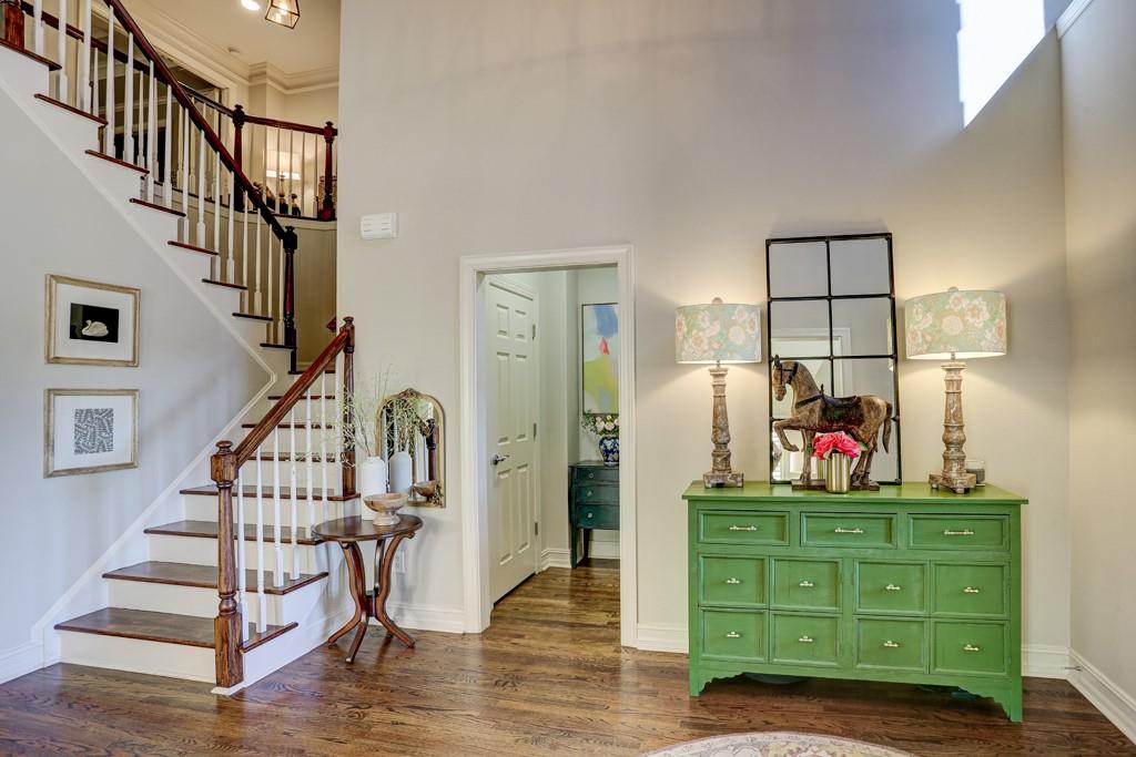 3805 Pennington Road Cumming, GA 30041 - Photo 10 of 63 a view of entryway and hall with wooden floor
