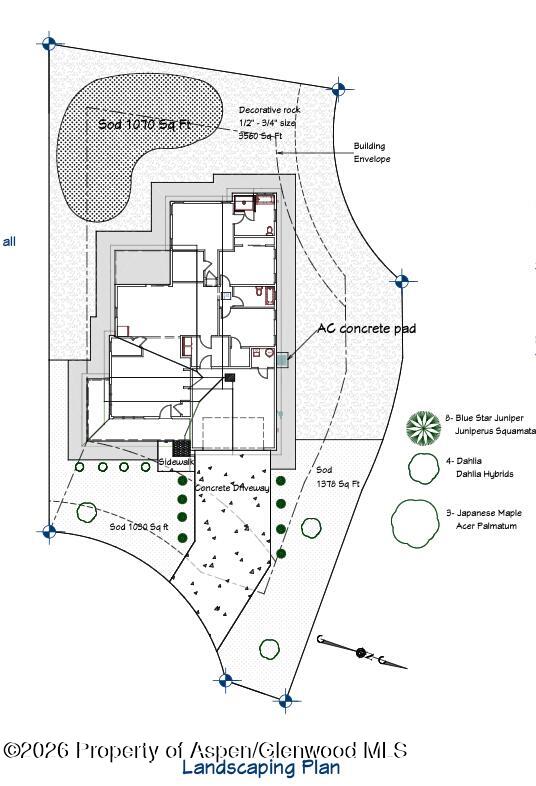 11 Raptor Court Parachute, CO 81635 - Photo 11 of 13 Landscaping Plan