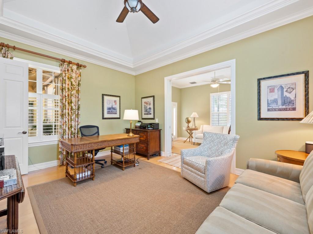 505 Harbour Drive Naples, FL 34103 - Photo 25 of 37 a living room with furniture and a large window