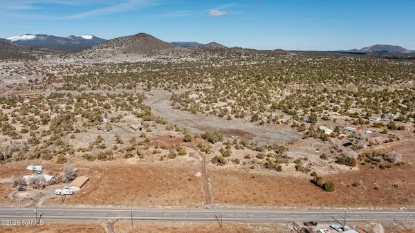 a view of city and mountain