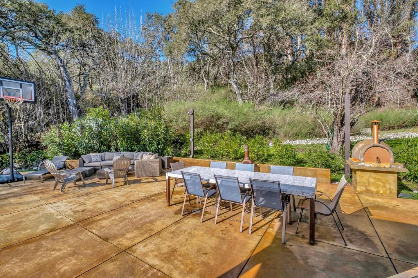 1573 North Rodeo Gulch Road Soquel, CA 95073 - Photo 34 of 40 an outdoor space with furniture and garden view