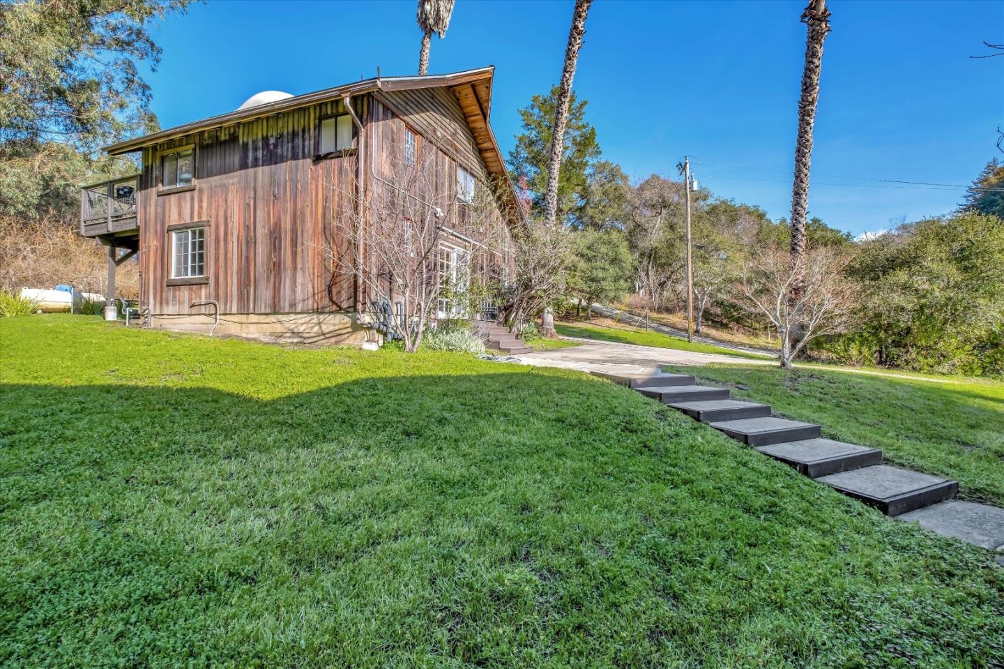 1573 North Rodeo Gulch Road Soquel, CA 95073 - Photo 38 of 40 a view of a back yard of the house